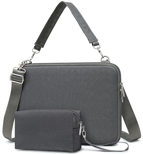 HYZUO 15-16 Inch Hard Shell Case Laptop Sleeve Bag for MacBook,Space Grey | for MacBook Pro 16 M5-M1 Pro/Max A3428 A3429 2026-2019, MacBook Air/Pro 15 A3448 M5-M2, 15 Surface, XPS 15/16, HP Envy 15