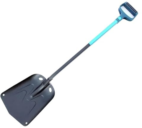 Pala da neve portatile pieghevole con manico estensibile, for esterni, campeggio