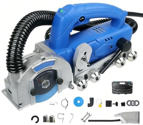 Herramienta eléctrica para eliminar lechada de 1200 W y 9000 RPM, máquina oscilante profesional para quitar lechada de baldosas, ideal para rejuntar y limpiar el cemento viejo entre azulejos