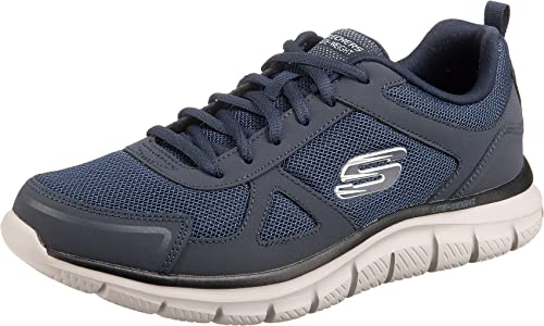 Skechers Track Scloric, Zapatillas Hombre, Azul (Navy), 42 EU