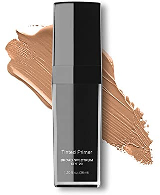 Beauty Deals Tinted Face Primer Broad Spectrum SPF 20 Hydrates Smooths and Protects Skin (Medium/Deep)