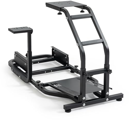 Marada G29 Compact Racing Simulator Stand Tilt-Adjustable Fits for G29 G920 G923 T300RS T150,Cozier Sim Steering Wheel Stand,Wheel, Pedals & Seat Not Included