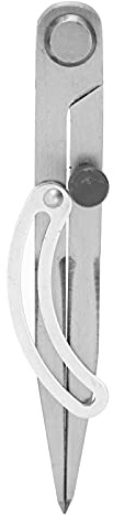 Divisore per Ala 150 Mm Compasso per Scrittura Compasso in Pelle Spaziatura del Bordo Cono Misuratore per Marcatura Divisore Calibro