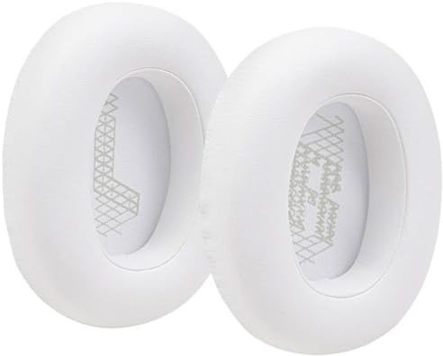 Ersatz-Ohrpolster für JBL Live 650BTNC/660 BTNC Headset, Ersatz-Ohrpolster aus Schaumstoff für JBL Live 650BTNC/660 BTNC Kopfhörer (weiß)