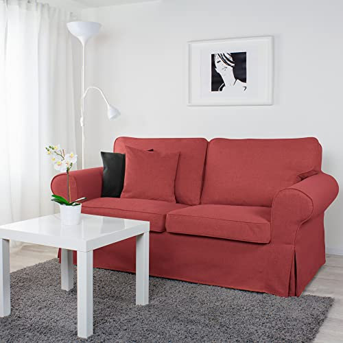 Dagra Bezug für EKTORP 2er-Sofa (Schlafsofa neues Modell) (Red A08)