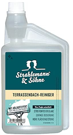 Strahlemann & Söhne Terrassendachreiniger, Glasreiniger Konzentrat 1 L