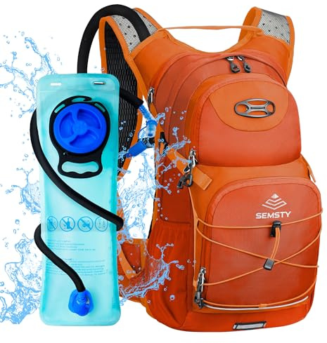 Trinkrucksack 25L, Wanderrucksack mit 3L Wasserblase, Leichter Wasserrucksack für Camping Radfahren oder Alltag Männer Frauen