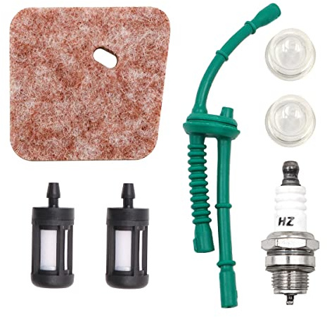 VOANZO bensinfilter bränsleslang reparationssats med grundad glödlampa tändstift för STIHL FS38 FS45 FS46 FS55 KM55 KM55C