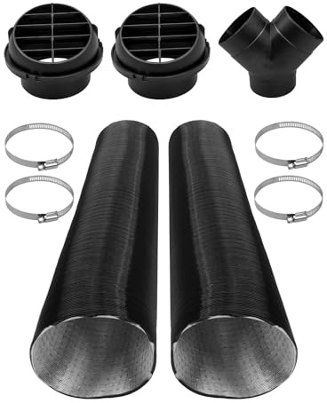 75mm Diesel Parking Heater Kit, Heater Pipe Warm Air Outlet Vent Set