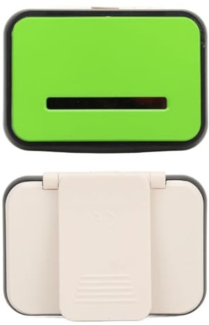 Portable Electronic Pedometer, Large Display, Accurate Step Counter, Multiple Power Supply, Suitable for Kids Women Seniors, Green