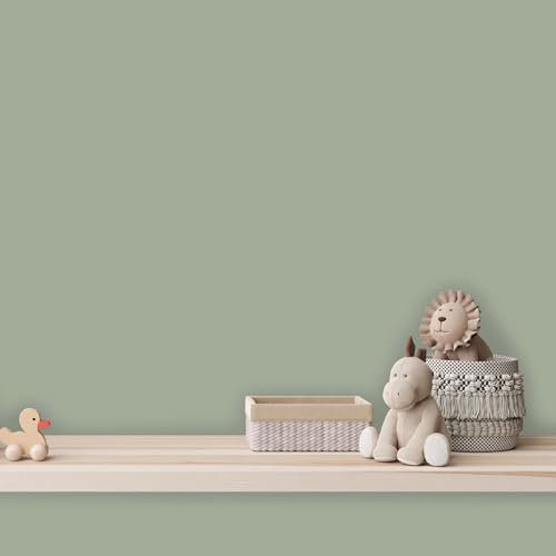 K&L Wall Art Seidenmatt Wandfarbe Grüne Innenwandfarbe modern Wandschutz Anstrich 5Liter Farbe