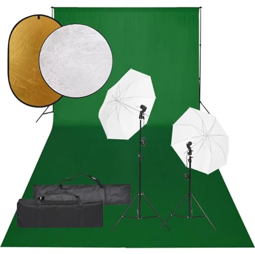 ZEYUAN Kit de Estudio fotográfico con Set de Luces, Fondo y Reflector, Estudio Fotográfico, Kit Iluminacion Fotografia, Green Screen, Fondos Fotografia Estudio, Fondo para Fotografia,