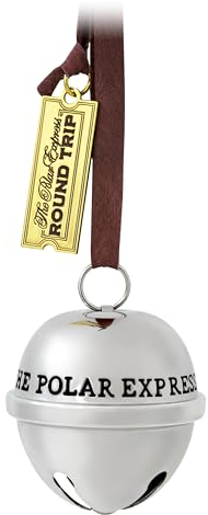 Hallmark Keepsake The Polar Express 2024, Weihnachtsmann-Schlittenglocke 2024, Metall, Weihnachtsfilm-Geschenke