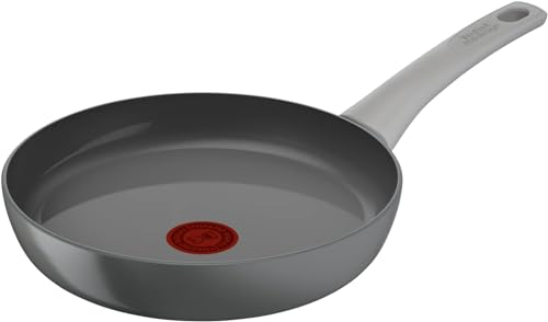 Tefal Renew On - Sartén 24 cm, revestimiento antiadherente cerámico, inducción, indicador de cocción termo-Signal, Eco-diseño, cocción saludable, fabricado en Francia C4240443