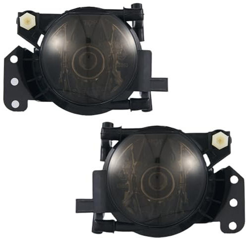 WISGOL Nebelscheinwerfer passt für BMW 5er (E60/E61) 03-07 3er (SDN/WGN) E90/E91 04-12 M-package 3er CPE/CONV E46 03-07 6er E63/E64 03-10 BMW X3 E83 03-06 Ein Paar rauch Linse HB4