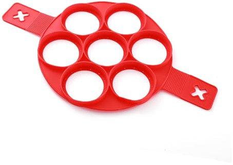 Padella Pancake,1 PCS Stampi in Silicone per Pancake Antiaderenti per Padelle e Frittelle Perfetti per Creare Uova al Formaggio Pancake e Frittate in Modo Facile e Veloce