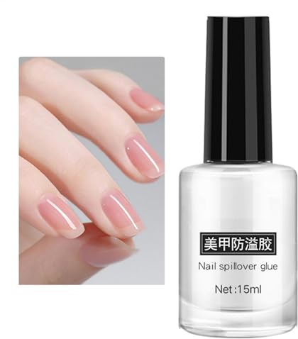 Capa base de pegamento para manicura, 15 ml, gel arrastra la capa base, capa base, capa de manicura, presiona las uñas sobre la capa base, gel base pelable para la práctica de las uñas