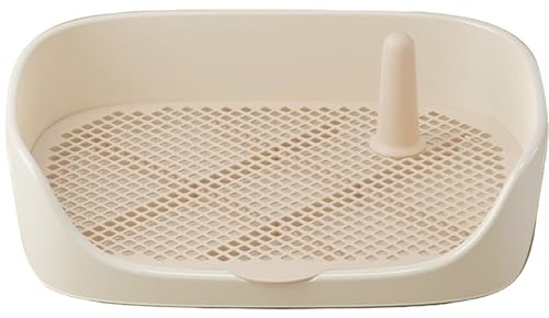 Bandeja para ir al baño de perro, orinal de perro interior a prueba de derrames, caja de arena para entrenamiento, orinal portátil, inodoro de plástico para cachorros