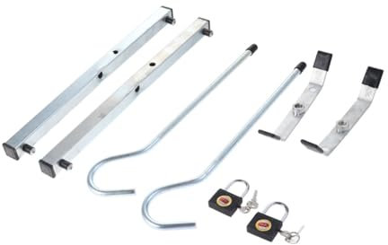 SEWOART Morsetto per Scala Gancio Impiego Gravoso Tetto Auto Furgone Portapacchi Barre Portatutto Bloccaggio Facile Installazione