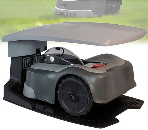 Robotic Lawn Tondeuse, Robot de Tondeuse de pelouse Satellite Intelligente, jusqu'à 6000 m², avec Une Largeur de Coupe de 22 mm, Une Plage de Hauteur de Coupe de 20 à 90 mm et Une Pente de 45%,