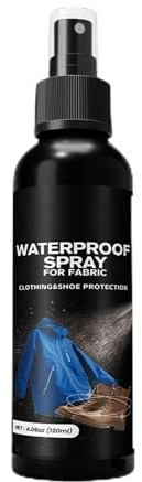 Generisch Espray impermeabilizante para textiles al aire libre | 120 ml solución de protección al agua para e – agente protector portátil para ropa, tapicería, zapatos, sofá, camping, senderismo