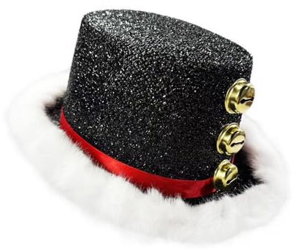Cappelli di Babbo Natale Copricapo di Babbo Natale per le Feste con Peluche