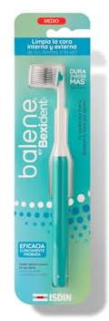 ISDIN Balene by Bexident® Cepillo de Dientes Aqua Medium | Limpia la Cara Interna y Externa de los Dientes a la Vez | Limpieza Profunda y Efectiva | Dureza Media