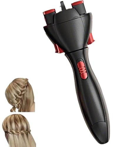 Máquina automática inteligente de trenzado de cabello 2026 – Twister y trenzador eléctrico DIY para mujeres, herramienta portátil de estilo de cabello de 3 hebras, trenzador de cabello con batería