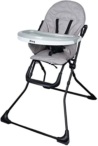 Ding Nemo Babyhochstuhl klappbar, mit Tisch, ab 6 Monate, grau 6200