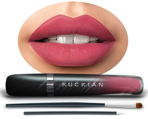MAYFAIR [Gift Wrap Included] - 12-Hour Soft Pink Lipstick - Liquid Velvet Supremé by Kuckian - Vitamin E, Cruelty Free, Matte Lipstick, Long Lasting