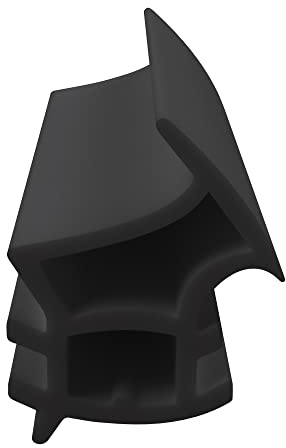 DIWARO® Stahlzargen-Dichtung SZ076 | grau, schwarz und weiß | 5 lfm für Haus- und Innentüren. Zum Schallschutz und abdichten der Tür. Bestehend aus TPE (Thermoplastischen Elastomer)