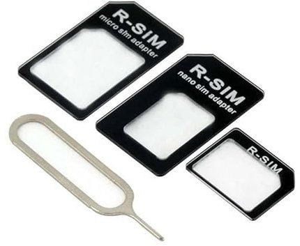 Adaptateur de Carte SIM 3 en 1 pour Honor 50 Smartphone Micro-SIM Nano-SIM Universel