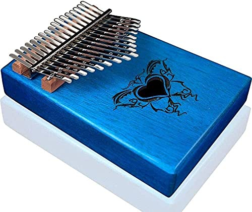 KISOARTWQ Kalimba Instrument daumenklavier Keys Portable kalimbas 17-Tasten Thumb Piano Instrument Anfänger Klavier für Kinder Erwachsene ， Kalimba Thumb Piano Thumb Piano Marimba Mahagoni(Col