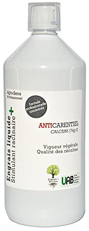 Agro Sens Calcium Organique, Formule Liquide concentrée 1 Litre (500 litres de préparation)