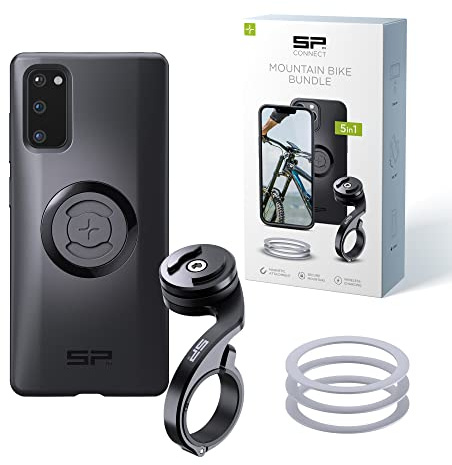SP CONNECT Mountain Bike Bundle |SPC+| kompatibel mit Samsung S20 | Handyhalter für Mountainbike| Mountainbike MTB Handy Halterung Gadget