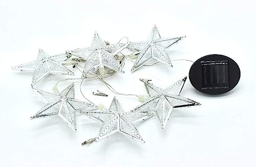 Solar LED Lichterkette Sterne 6 teilig, Dekoration Garten 16518, eine außergewöhnliche Solarleuchte, Solarlampe, Gartendeko, Gartenstecker.