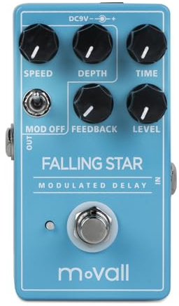 MOVALL MP104 Falling Star Modulated Delay Guitar Effect Pedal