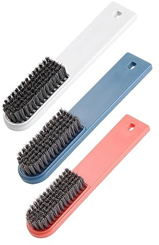 SOLUSTRE 3pcs Long Handle Household Soft Bristle Brush for Shoes Clothes Washing Multi-function Cleaning Brush Long Handle for Kitchen Household Cleaning