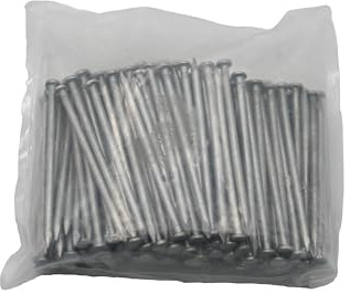 Round Wire Nails, 4.50mm x 100mm, 2.5kg, Galvanised, Corrosion and UV-Resistant, High-Grade Steel