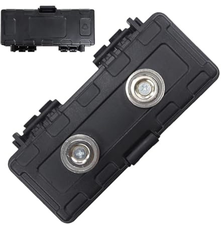 Teksome Magnetischer Schlüsselhalter, Autoschlüsselhalter Schlüsselanhänger | Unter dem Auto verstecken Sie eine Schlüssel-Magnetbox mit integrierter Polsterung,Auto versteckt einen Schlüssel, unter