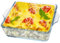 ZMDMAH 0,8 l de cristal, mini cazuela pequeña para hornear, pequeña bandeja para hornear, pequeña bandeja de cristal, pequeña para 1 persona, para lasaña, cazuela pequeña