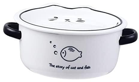 Alipis Ciotola in Ceramica Per Zuppa Mescolare e Noodles Da Resistente Al Calore Adatto Per Forni Microonde e Lavastoviglie Per Cucina e Cene