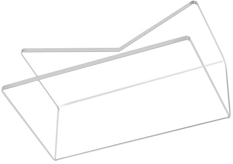 PEILINZE Briefhalter aus Acryl, funktionaler Umschlaghalter, Schreibtisch-Organizer für Briefe, Karten, transparenter Briefhalter mit stabilem Boden