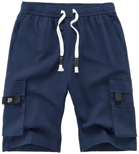 iCKER Mens Cargo Shorts Summer Elastic Multi Pocket Combat Work Shorts | Cotton,for leisure life,outdoor sports,walking,Straight leg
