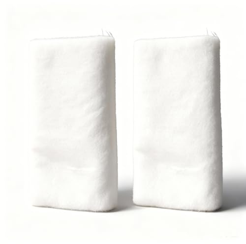 ANGGREK Motorradauspuff Schalldämpfer 2 Stück Fiberglas Baumwolle 35x25cm hitzebeständig schallabsorbierend für Motorradrohr
