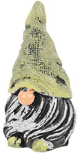 Toddmomy Estatua de GNOME de Miniatura Adorno Decorativo para Figura de Duende para Jardín y Decoración de Interiores