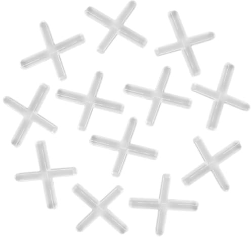 GALPADA 1000pcs Tile Spacers for Leveling Cross Shape Ceramic Tile Levelers Reusable Grout Spacers