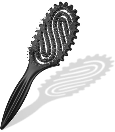 Cepillo para el pelo, cepillo desenredante para rizos y pelo largo, cepillo para el pelo sin tirar, peine para rizos naturales para mujeres