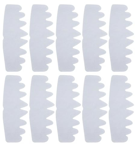 Quorvex Forro para Gorra Antisudor, 10 Piezas Inserciones Absorbentes para Gorras de Béisbol, Banda Octagonal para Deportes Fútbol Gimnasio Running Que Absorbe Sudor e Higiene