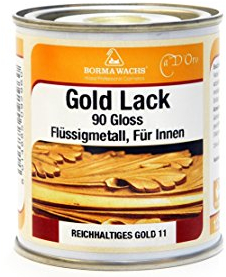 GOLD-LACK für Restauratoren, Profis und Sie mit Goldeffekt (125ml, Innenbereich)